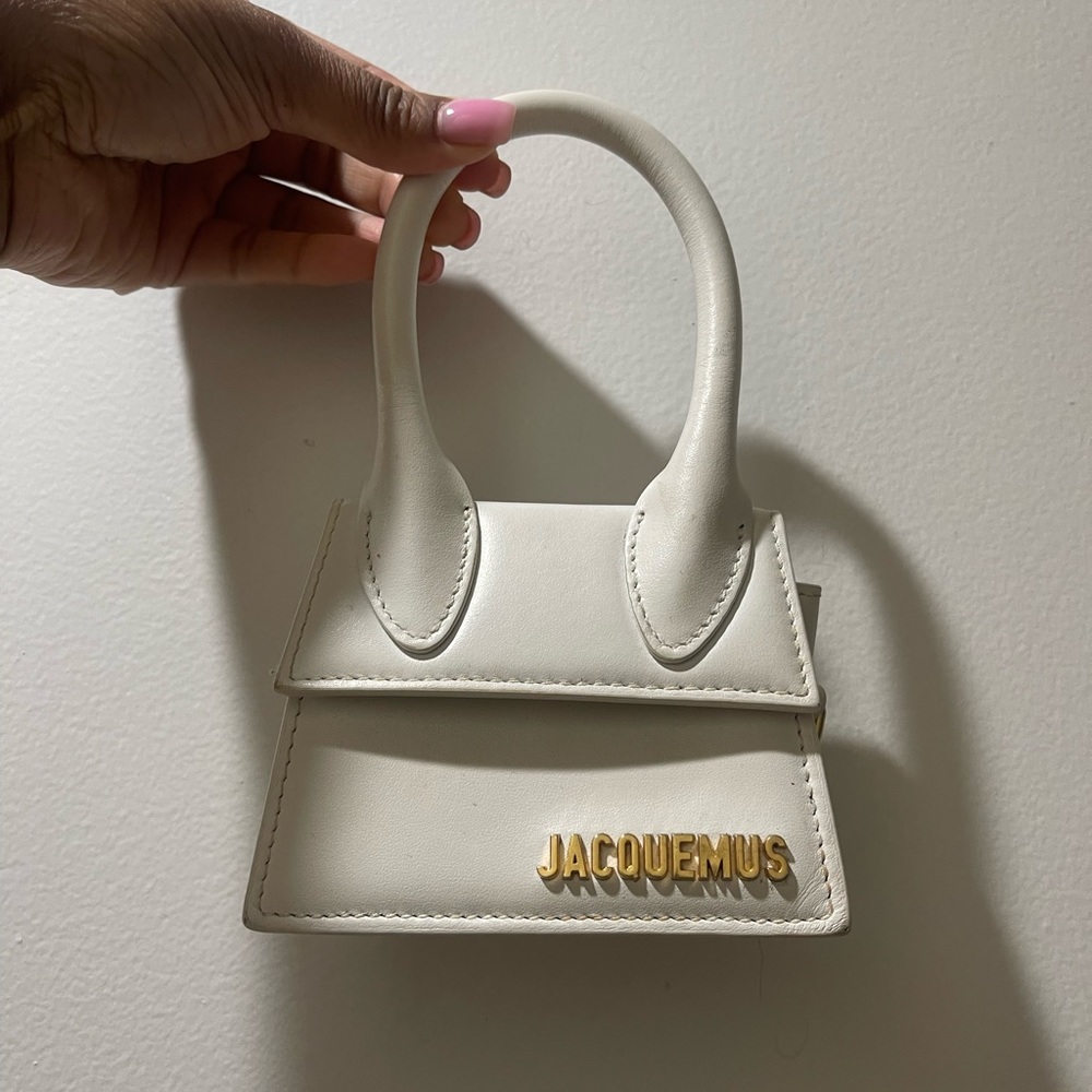 White Jacquemus bag